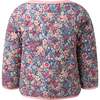Baby Floral Quilted Jacket, Pink - Jackets - 2