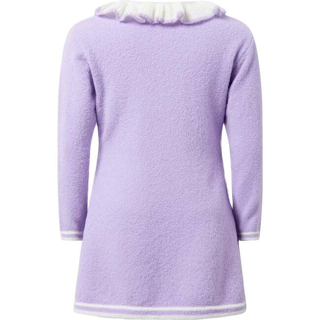 Sparkle Boucle Knit Tunic, Purple