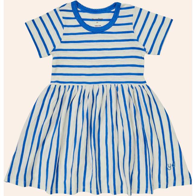 Pismo Dress, Blue Stripes