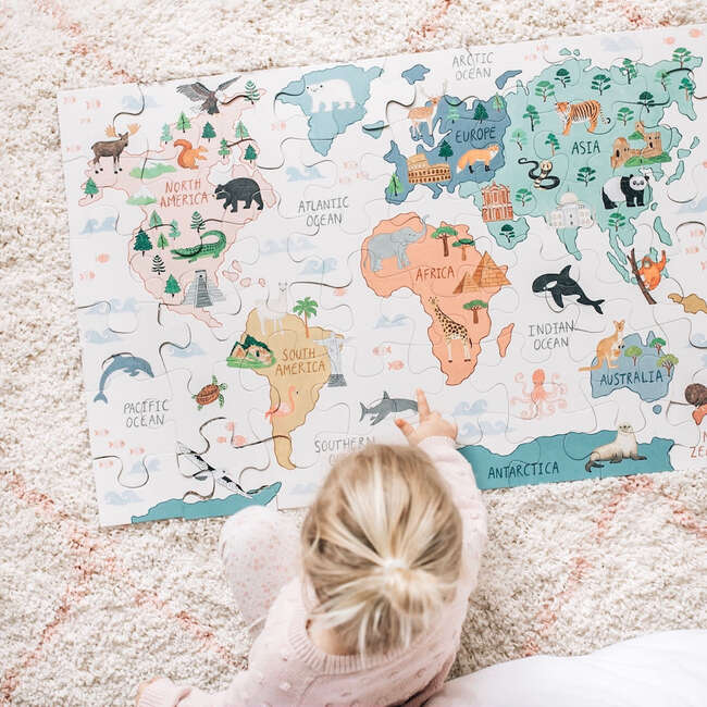 World Map Floor Puzzle - Puzzles - 2
