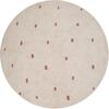 Dotted Washable Organic Cotton Rug, Rust - Rugs - 1 - thumbnail