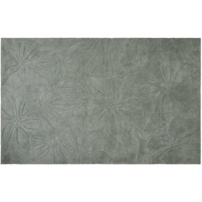 Floral Field Washable Wool Area Rug