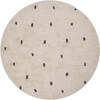 Dotted Washable Organic Cotton Rug, Ebony - Rugs - 1 - thumbnail