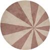 Beach Ball Washable Round Wool Rug, Pink - Rugs - 1 - thumbnail