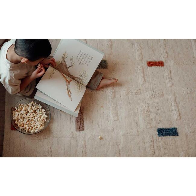 Brick Washable Wool Area Rug - Rugs - 3