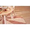 Beach Ball Washable Round Wool Rug, Pink - Rugs - 3