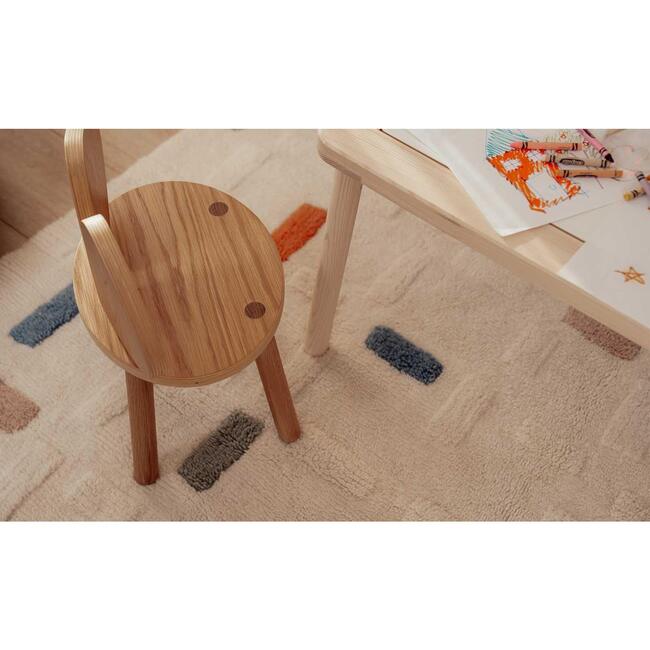 Brick Washable Wool Area Rug - Rugs - 5