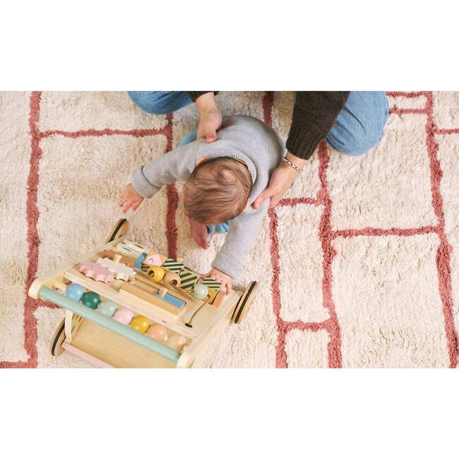 Windowpane Washable Organic Cotton Area Rug - Rugs - 3