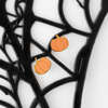 Pumpkin Stud Earrings, Orange - Earrings - 3