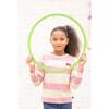 Recycled Cotton Rugby Stripe T-Shirt, Pink - T-Shirts - 1 - thumbnail
