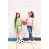 Recycled Cotton Rugby Stripe T-Shirt, Pink - T-Shirts - 2