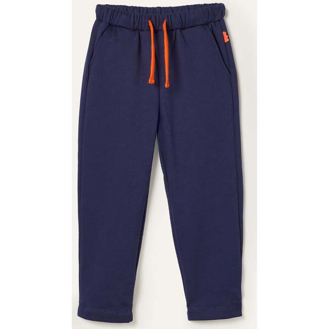 Recycled Cotton Jogger, Navy - Pants - 1