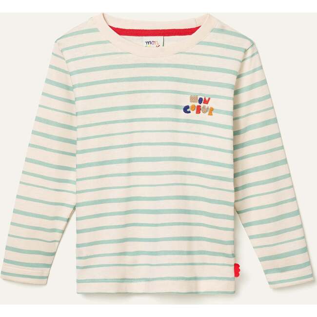 Recycled Cotton Breton T-Shirt, Blue