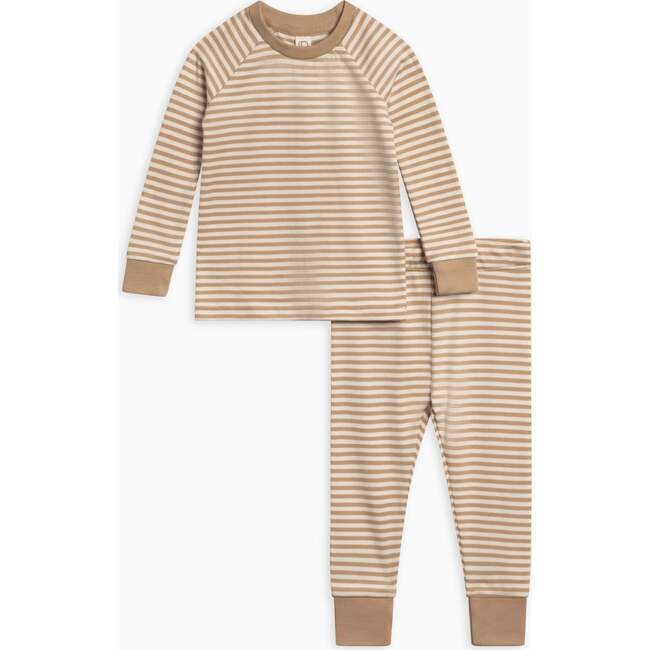 2-Piece Long Sleeve Jammie Set Clay Stripe - Pajamas - 1
