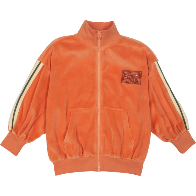 Velour Track Jacket in Sunset Serenade