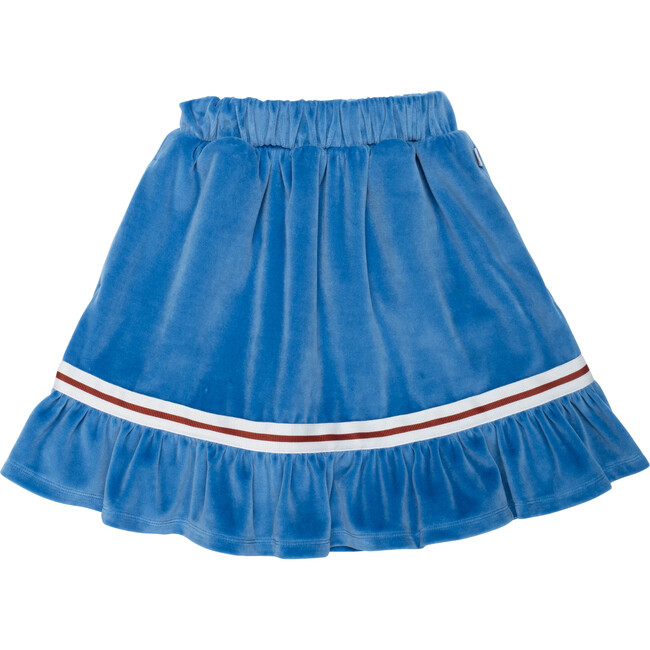 Velour Sunday Skirt in Blue Note