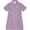 Shirtdress in Blue Note Stripe - Dresses - 1 - thumbnail