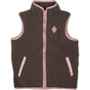 Polar Fleece Vest in Midnight Slate - Fleece & Sherpa Jackets - 1 - thumbnail
