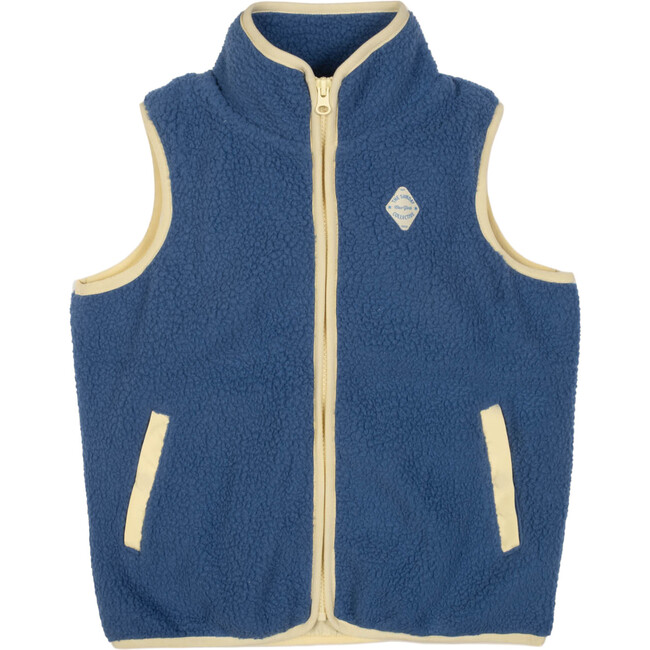 Polar Fleece Vest in Blue Note
