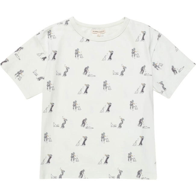 Organic Weekend Tee in Sage Duet