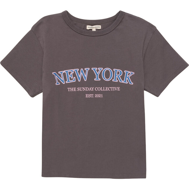Organic Weekend Tee in Midnight Slate