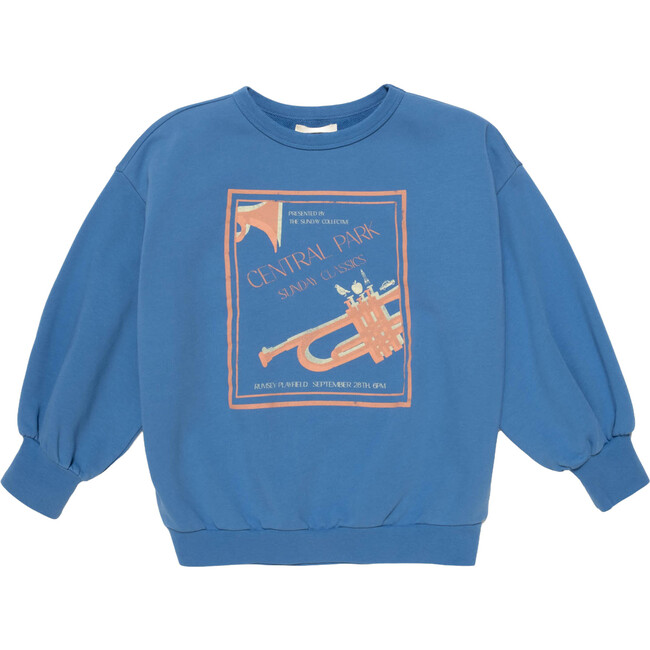 Organic Weekend Sweatshirt in Blue Note