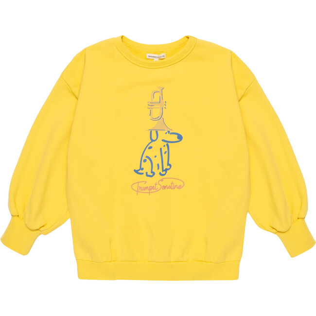 Organic Weekend Sweatshirt in Brass Yellow