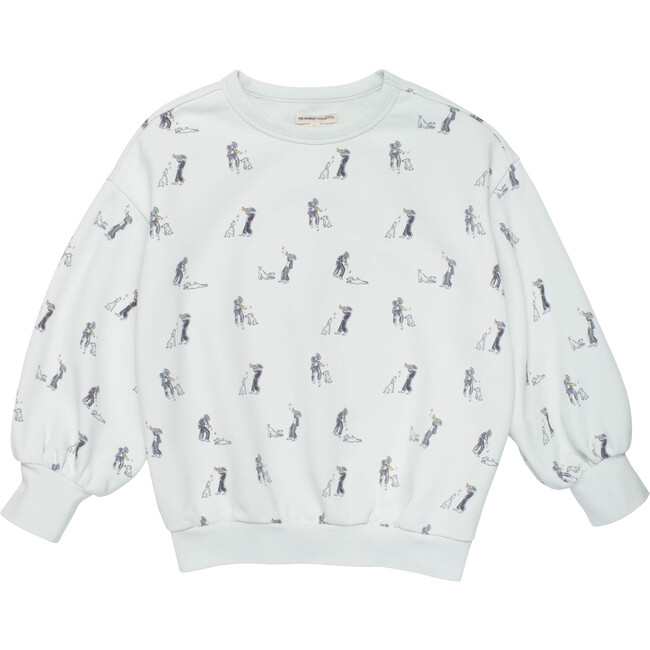 Organic Weekend Sweatshirt in Blue Haze Duet