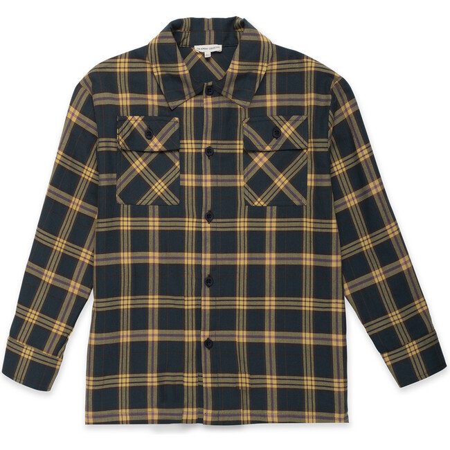 Flannel Overshirt in Tempo Plaid
