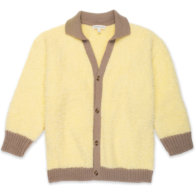 Collared Classroom Cardigan in Mixed Yarn