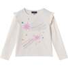 Kids Speckled Long Sleeve Tee| Shooting Stars - T-Shirts - 1 - thumbnail