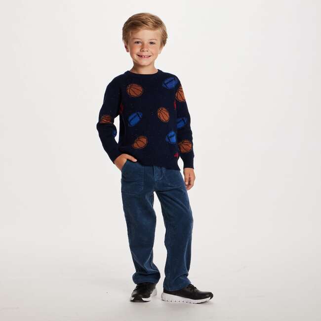 Kids Sweater, Navy Sports - Sweaters - 2