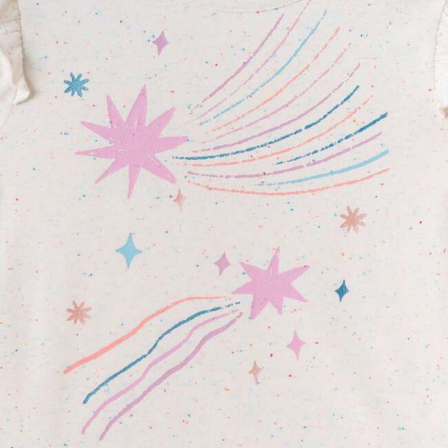 Kids Speckled Long Sleeve Tee| Shooting Stars - T-Shirts - 3