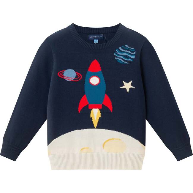 Kids Pullover Sweater, Navy