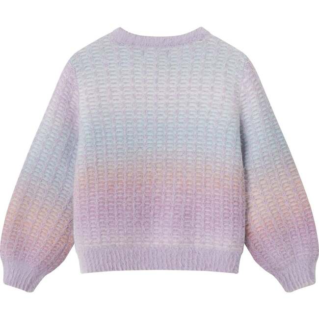 Kids Ombre Sweater, Purple - Sweaters - 2