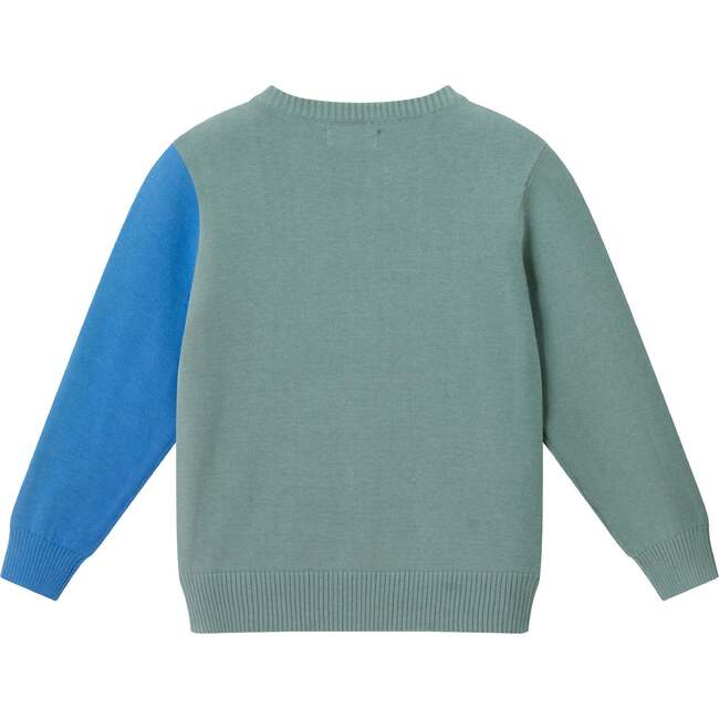 Kids Pullover Sweater, Light Green - Sweaters - 5