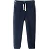Kids Knit Denim Jogger, Navy - Pants - 1 - thumbnail