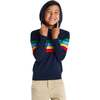 Kids Hooded Sweater, Multi Striped - Sweaters - 2