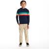 Kids Hooded Sweater, Multi Striped - Sweaters - 3