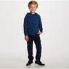Kids Hooded Sweater, Blue Checkered - Sweaters - 4