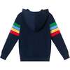 Kids Hooded Sweater, Multi Striped - Sweaters - 4