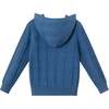 Kids Hooded Sweater, Blue Checkered - Sweaters - 3