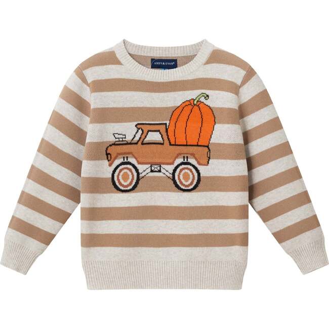 Kids Graphic Sweater, Monster Truck