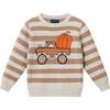 Kids Graphic Sweater, Monster Truck - Sweaters - 1 - thumbnail