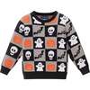 Kids Graphic Sweater, Spooky Sqaures - Sweaters - 1 - thumbnail