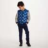 Kids French Terry Sleeve Bomber, Buffalo Check - Jackets - 2