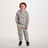Kids Hooded Lounge Set, Grey Varsity - Mixed Apparel Set - 2