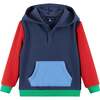 Kids Hooded Lounge Set, Navy Waffle - Mixed Apparel Set - 5