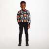 Kids Graphic Sweater, Spooky Sqaures - Sweaters - 2