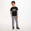 Kids Halloween Graphic Twofer Tee, Black Dino - T-Shirts - 3